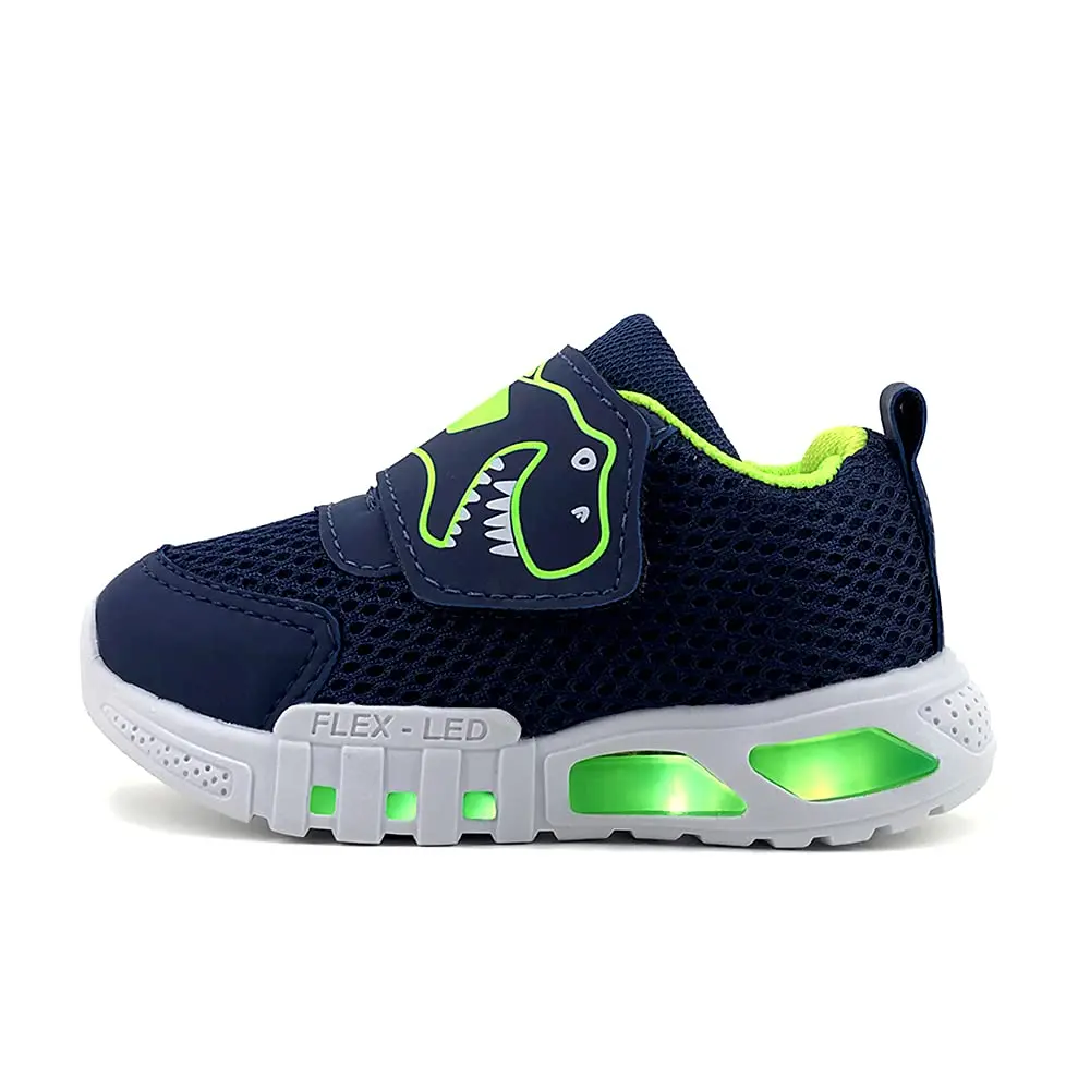 Tênis Infantil Masculino Com Luzes LED Top AS328