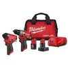 Kit Furadeira e Impacto 12V com 2 Baterias e Bolsa - 1