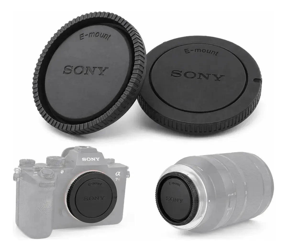 Kit Tampa Da Lente E Câmeras Sony E-mount