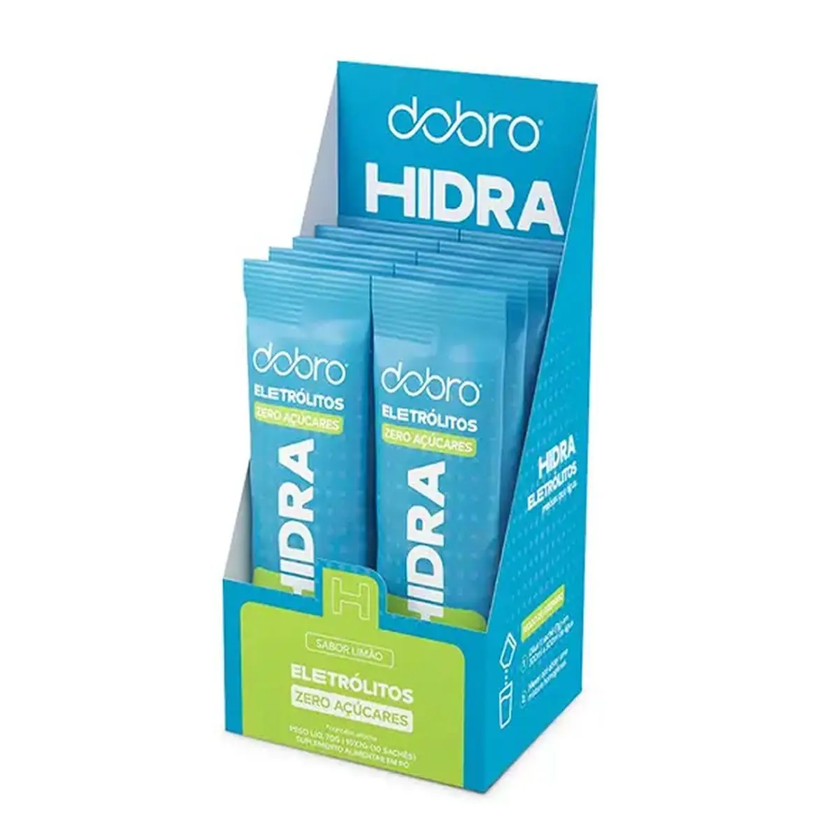 Hidra Eletrólitos - 10 Sachês 7 g Limão - Dobro | Dobro - 1