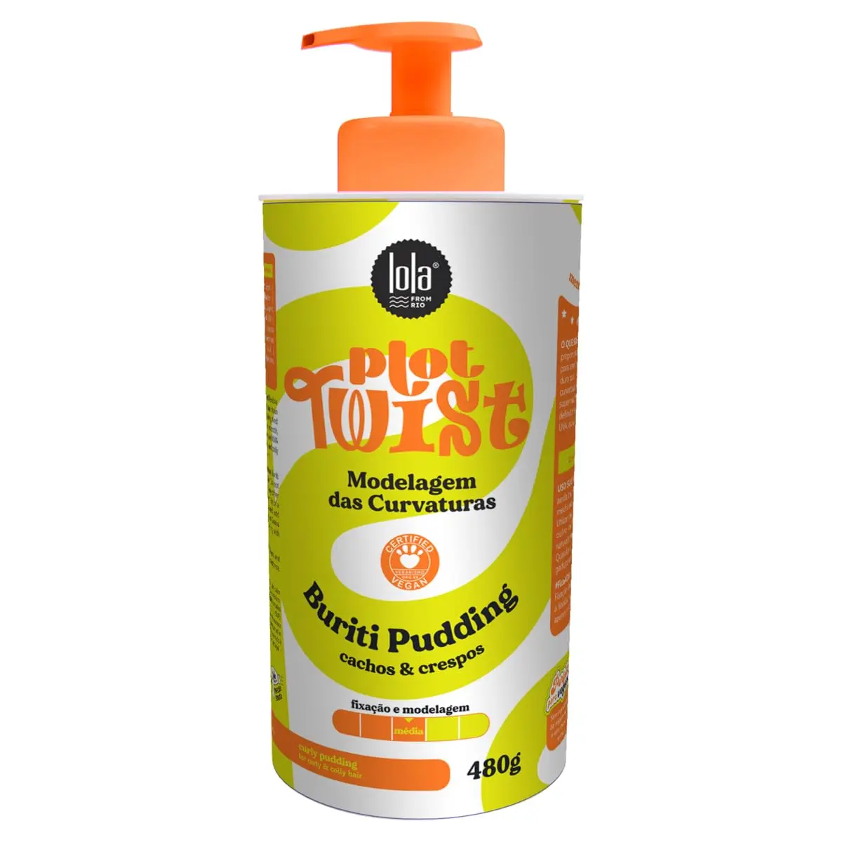 Plot Twist Buriti Pudding Modelador 480g, Lola Cosmetics