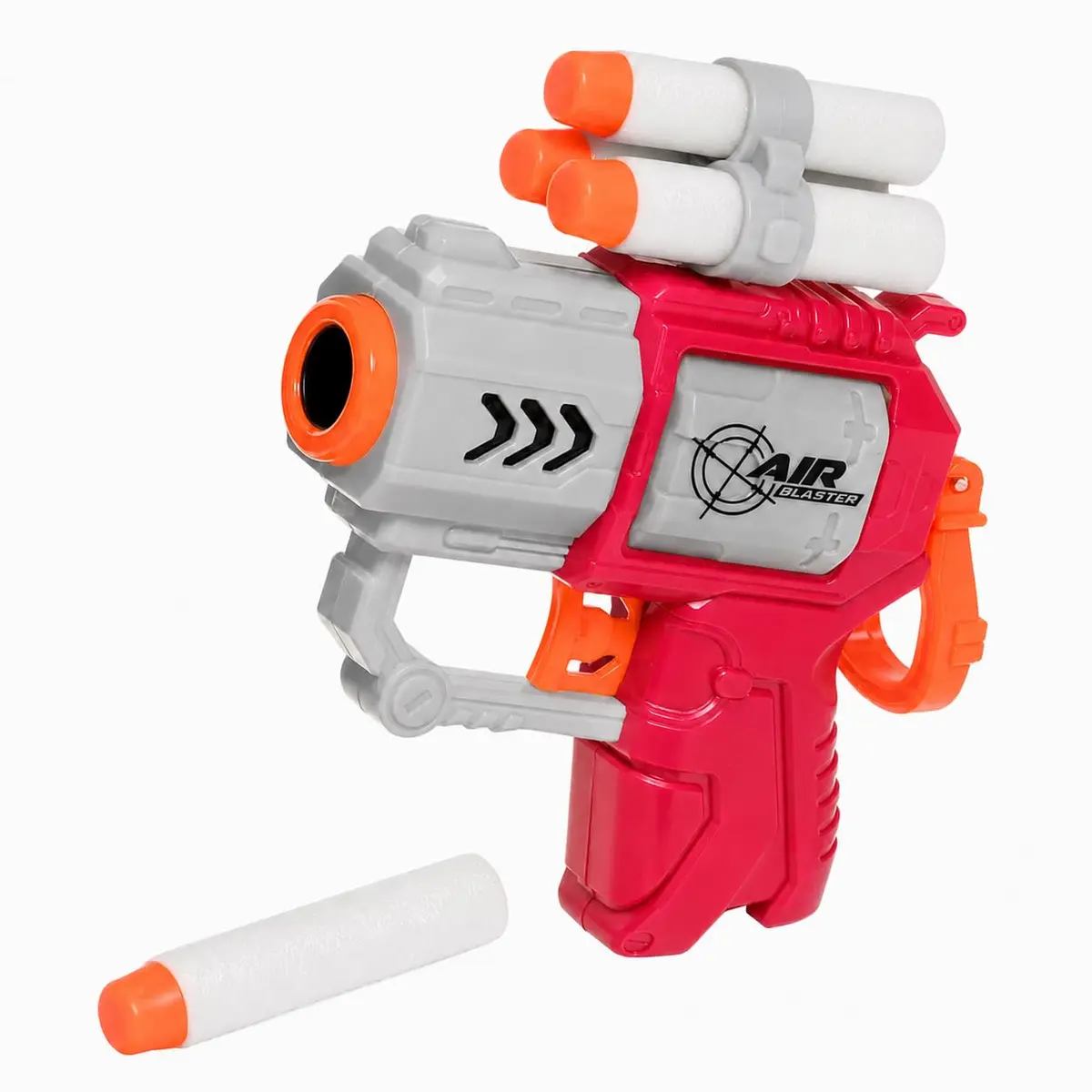 Pistola Lança Dardos em Espuma Alta Pressão Infantil Presente Diversão | Inclui Dardos de Espuma, Suporte de Dardos, Para Crianças, Leve e Compacta, Gatilho Ergonômico