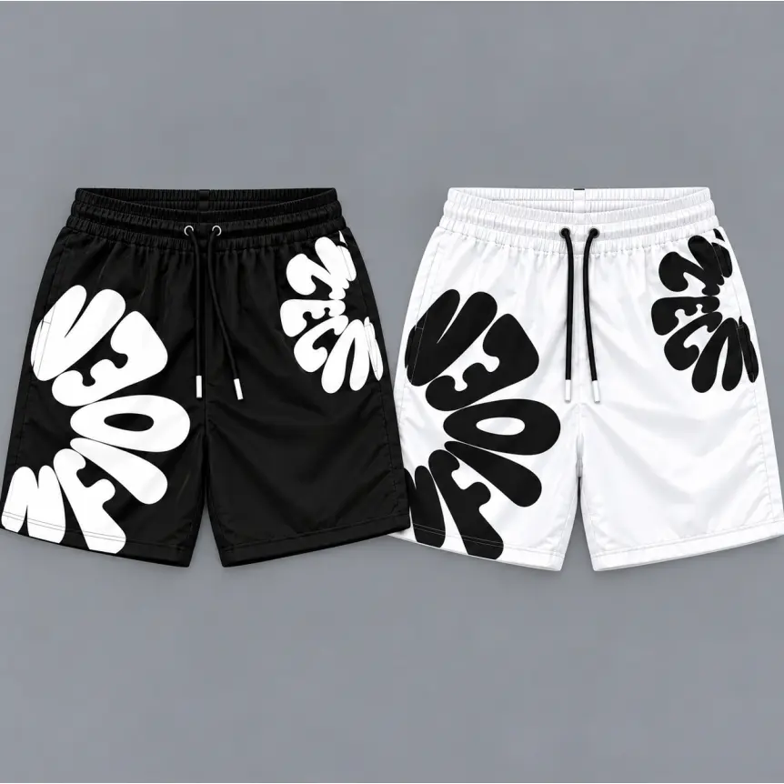 Kit 02 Short Tactel Seca Rápido Moda Lançamento Verão Masculino Promoção C/ Bolsos