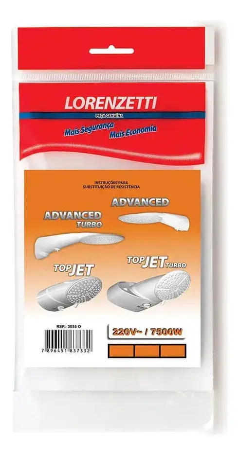 Resistência Lorenzetti Advanced/Top Jet 220V 7500W