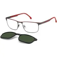 Óculos de Sol Carrera 8921 Clip On BLX 5719 Cinza Masculino