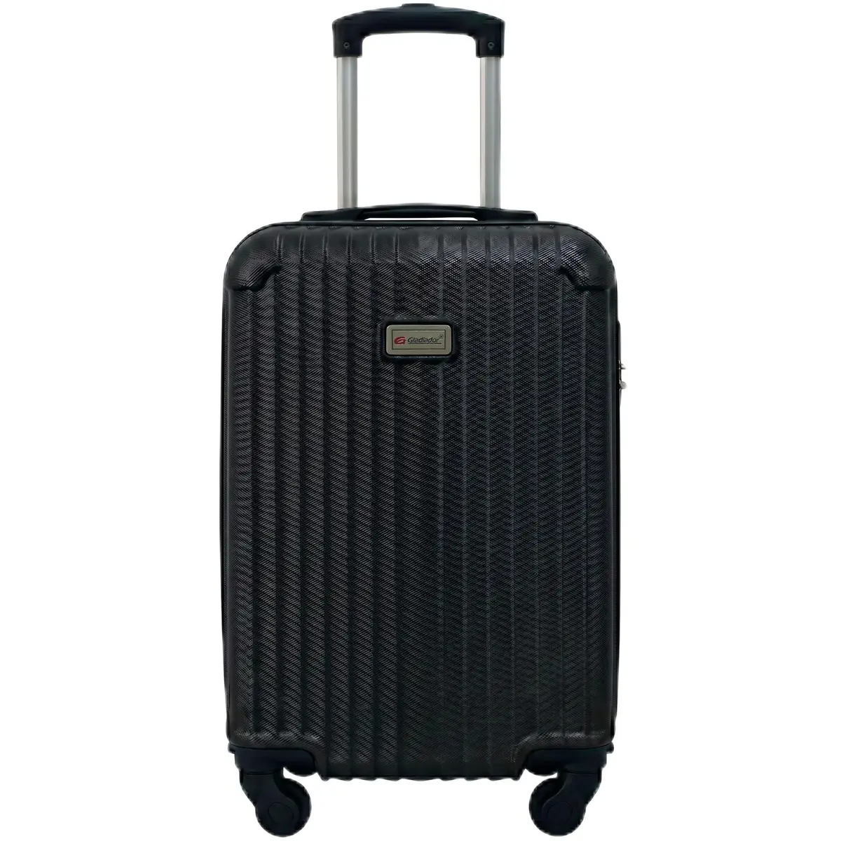 Mala de Viagem de Bordo 10kg Rodas 360 Removíveis Gladiador Classic D3MB (Preto)