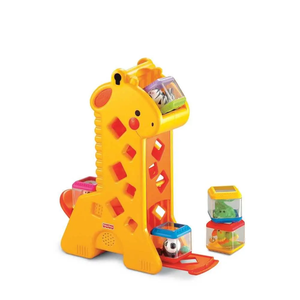 Fisher-Price Brinquedo para Bebês Girafa com Blocos para crianças a partir de 6 meses - 1
