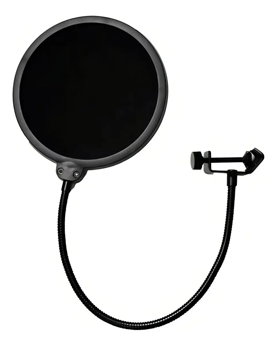 Pop Filter Para Microfone Voz Vocal Filtro Estúdio Popf - 1