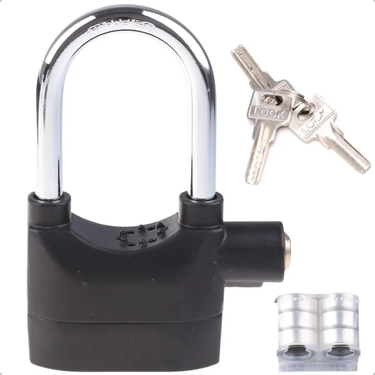 Cadeado Alarme Anti-Roubo Universal | Para Porta, Para Bicicleta, Para Moto, Para Portão
