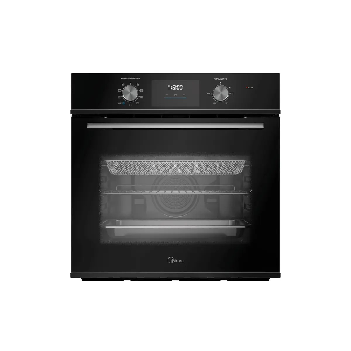 Forno de Embutir Elétrico 80L Midea Digital com Airfryer 220V