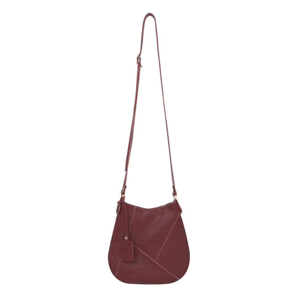 Bolsa transversal de couro genuíno Leve e Macia com Estilo