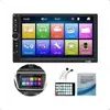 Central Multimídia MP5 7" Touch USB/AUX/TF Preto - 1