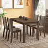 Conjunto Sala de Jantar Rosa Madesa Mesa com 4 Cadeiras - 1