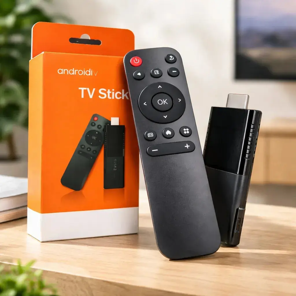 Tv Stick 4k Android Chromecast Smart Hdmi Wifi Ao Vivo Preto Padrão thumbnail 2