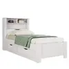 Cama de Solteiro Santos Andirá Invicta com Baú e 2 Gavetas - Branco - 1