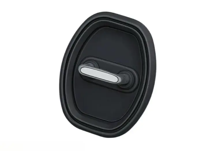 Kit 4 Pcs Amortecedor Fechadura Borracha Protetor Porta Do Carro Batente Anti Impacto Colisão Veicular Universal(Preto)