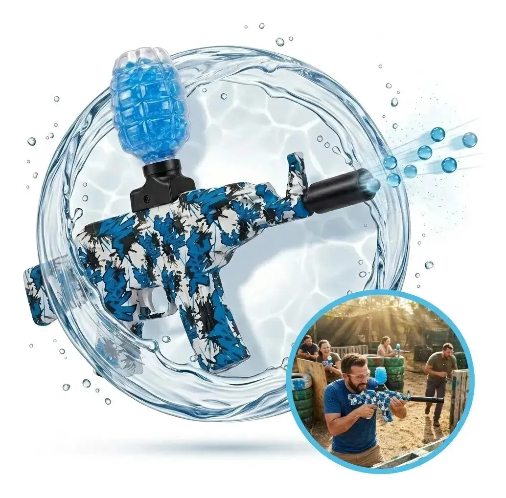 Arma Bolinha De Gel Arminha Ak47 ou M416 Metralhadora Automática Bolinhas Recarregavel Usb Cor Sortidos Marca Lupita - 1