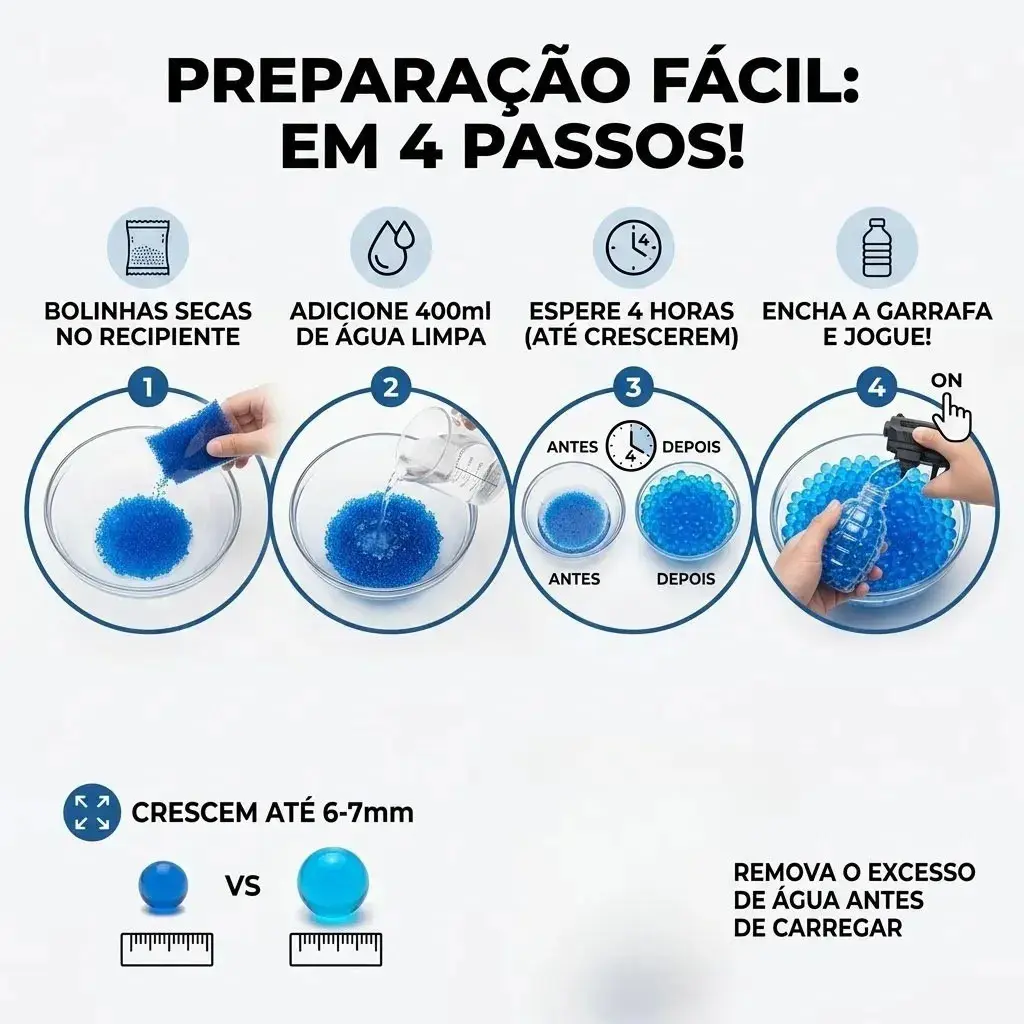 Arma Bolinha De Gel Arminha Ak47 ou M416 Metralhadora Automática Bolinhas Recarregavel Usb Cor Sortidos Marca Lupita thumbnail 3