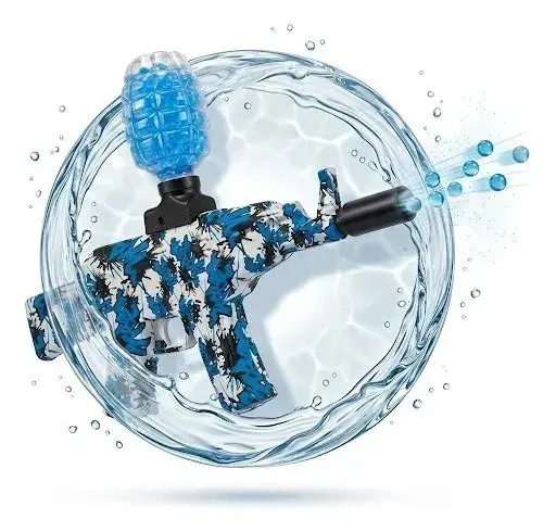 Arma Bolinha De Gel Arminha Ak47 ou M416 Metralhadora Automática Bolinhas Recarregavel Usb Cor Sortidos Marca Lupita thumbnail 8