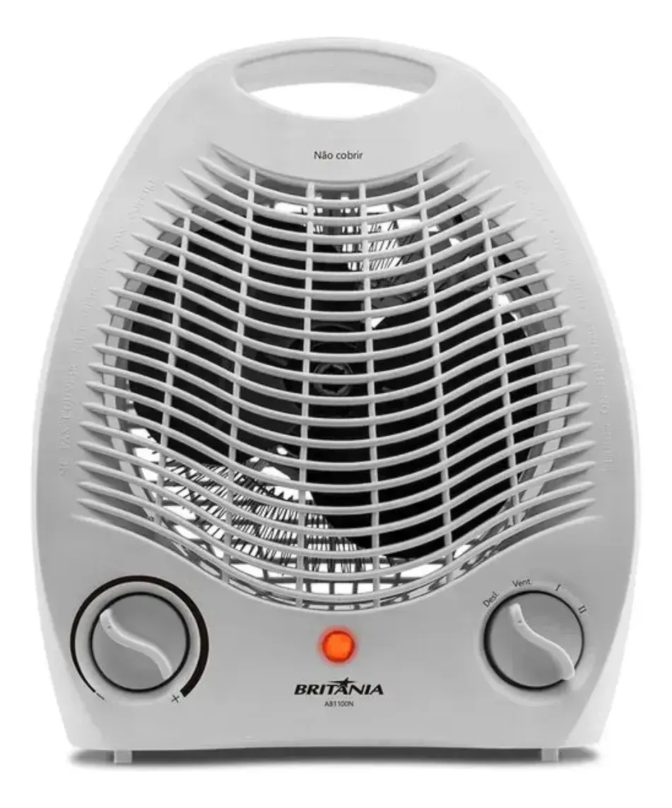 Britânia Aquecedor Ab1100n Branco 1500w 220v