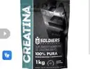 Creatina Monohidratada 1Kg -100% Pura Importada - Soldiers Nutrition - 1