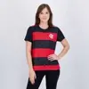 Camisa Flamengo Torcer Feminina Preta - 1