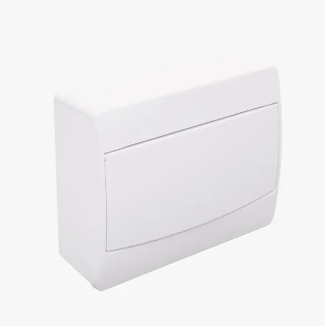 Centro de Distribuição CD 6/9 Sobrepor com Proteção UV - para 6 Disjuntores NEMA ou 9 Disjuntores DIN (Branco)