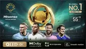 Smart TV 55" UHD 4K QLED Hisense 55Q6N Google TV com HDR10+, - 1