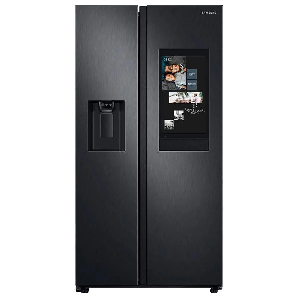 Geladeira Samsung Family Hub™ Side by Side 608L com Soundbar Preto Preto 220 v - 1