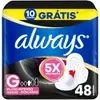 [+por- R$17] Absorvente Always Noites Tranquilas c/ Abas 48un - 1