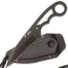 Faca fixa MU-1119BK em aço inox preto - 1