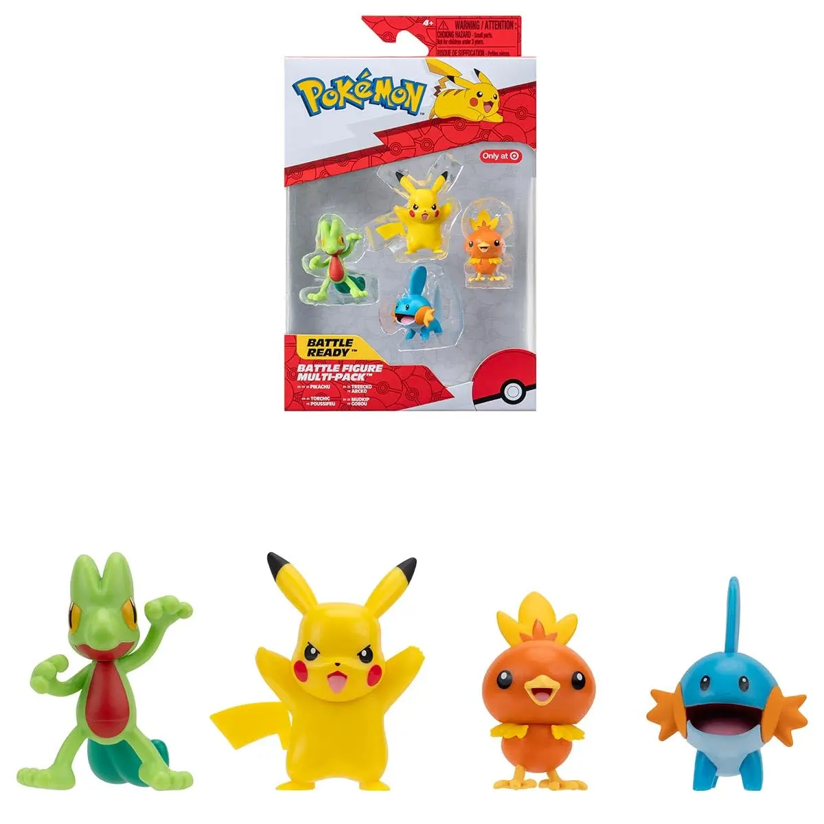 MULTIPACK 4 FIGURAS GERACAO 3, POKEMON, SUNNY