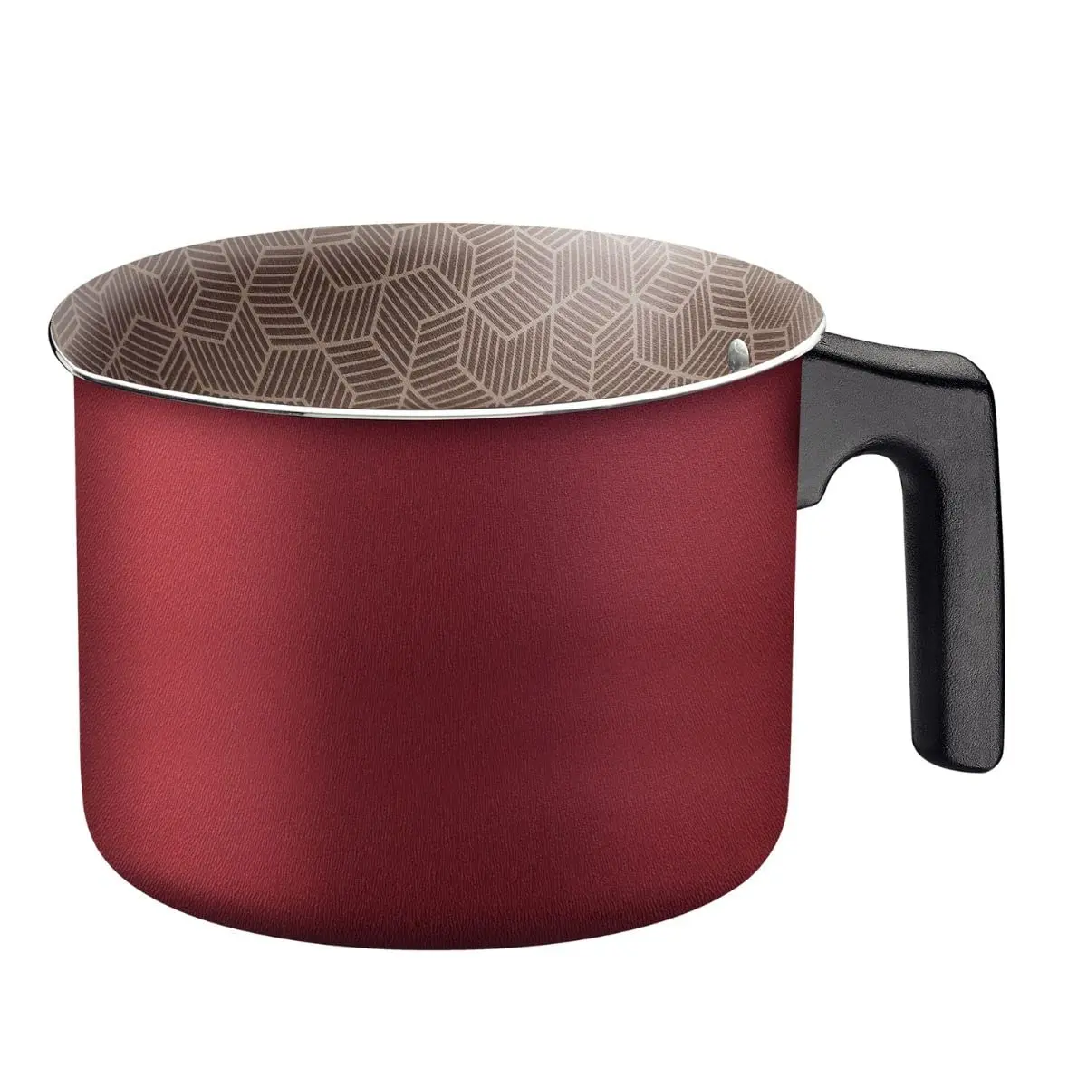 Fervedor Tramontina Paris em Alumínio com Revestimento Interno e Externo em Antiaderente Starflon Max Vermelho 10 cm 0,8 L