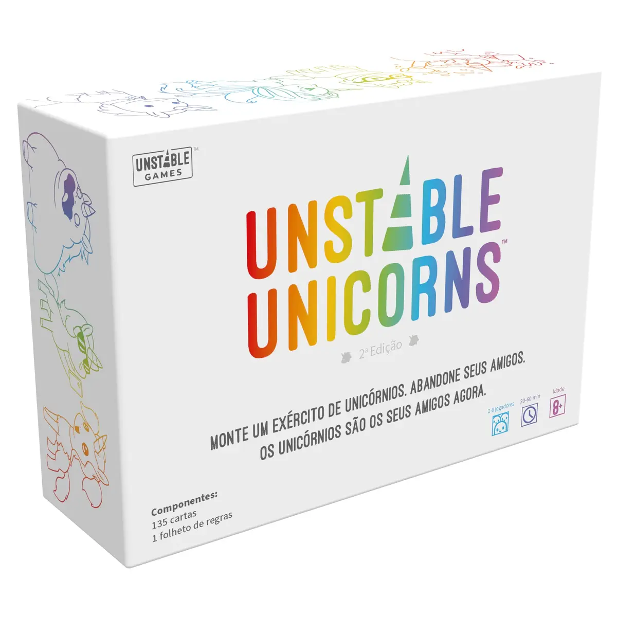 Galápagos, Unstable Unicorns, A partir de 8 anos, Para Família | Partidas de até 60 min