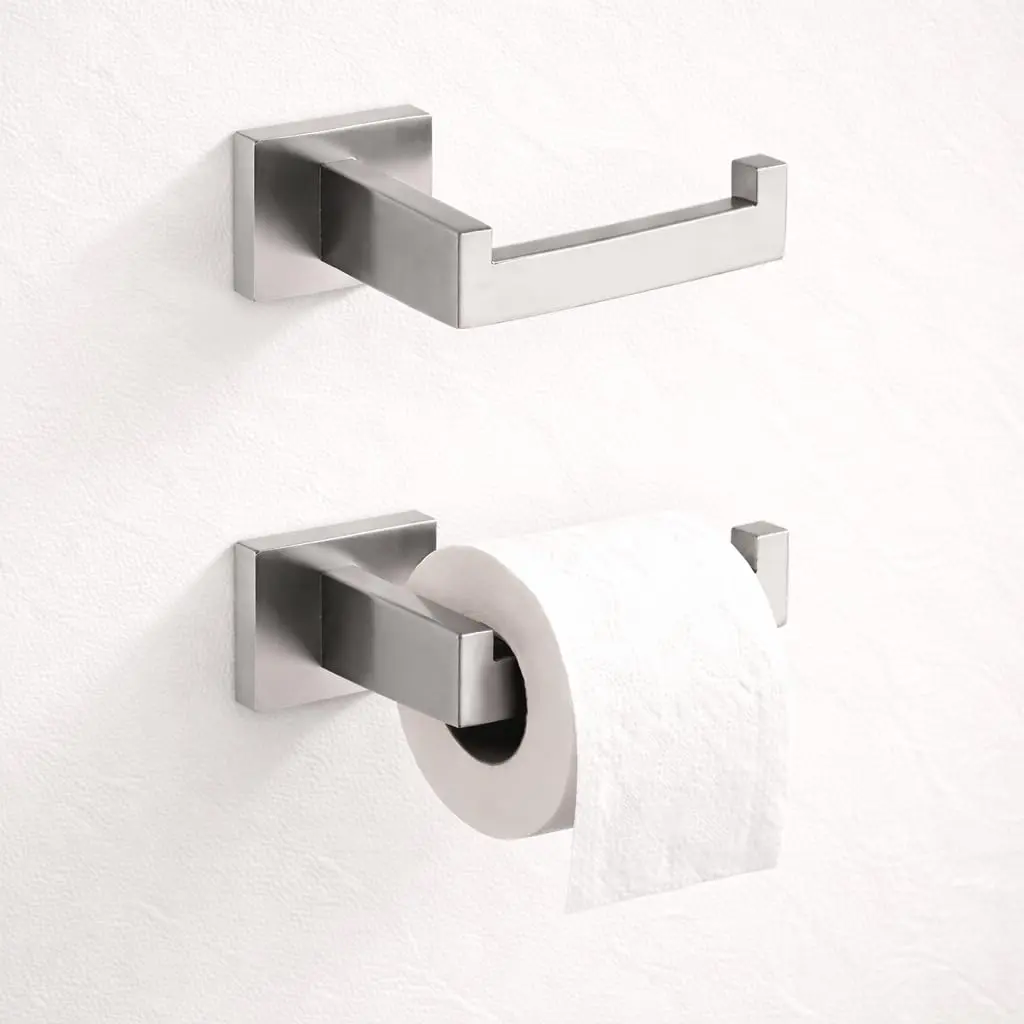 Porta Papel Higiênico Aço Inox 304 Resistente à Ferrugem com Fixação Parafusada Acabamento Premium