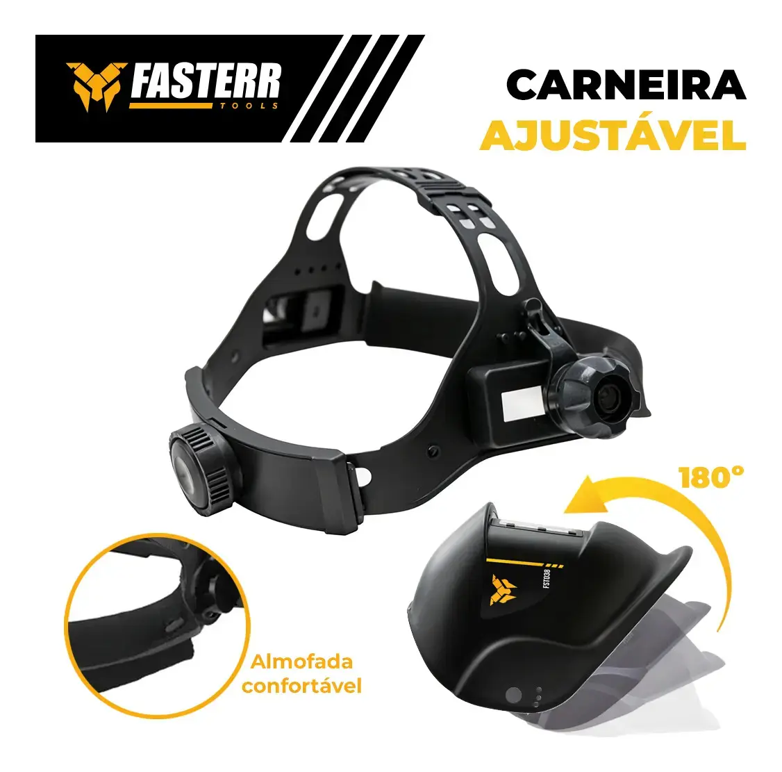 Máscara De Solda Automática Escurecimento Fasterr Fst038 Cor DIN11 thumbnail 6