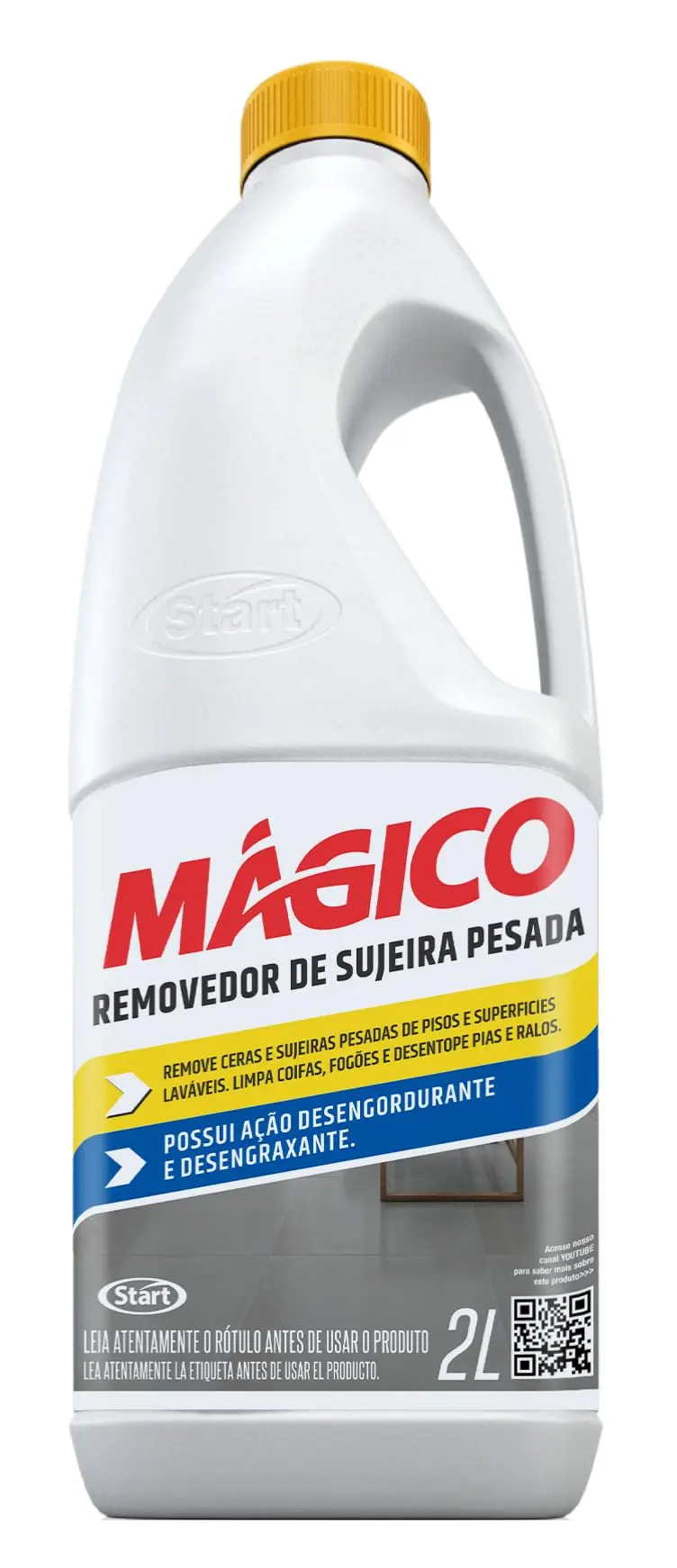 Desengordurante para Sujeira Pesada Magico, 2L | Removedor de Ceras e Impermeabilizantes, Limpa Encardidos