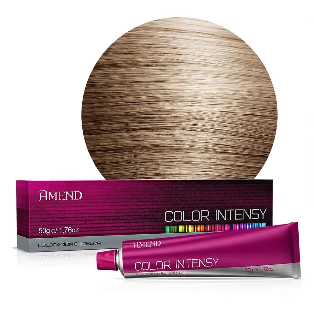 Coloração 8.0 Louro Claro 50g | Amend Color Intensy | Louro claro radiante com máxima durabilidade da cor e fios protegidos. - 1
