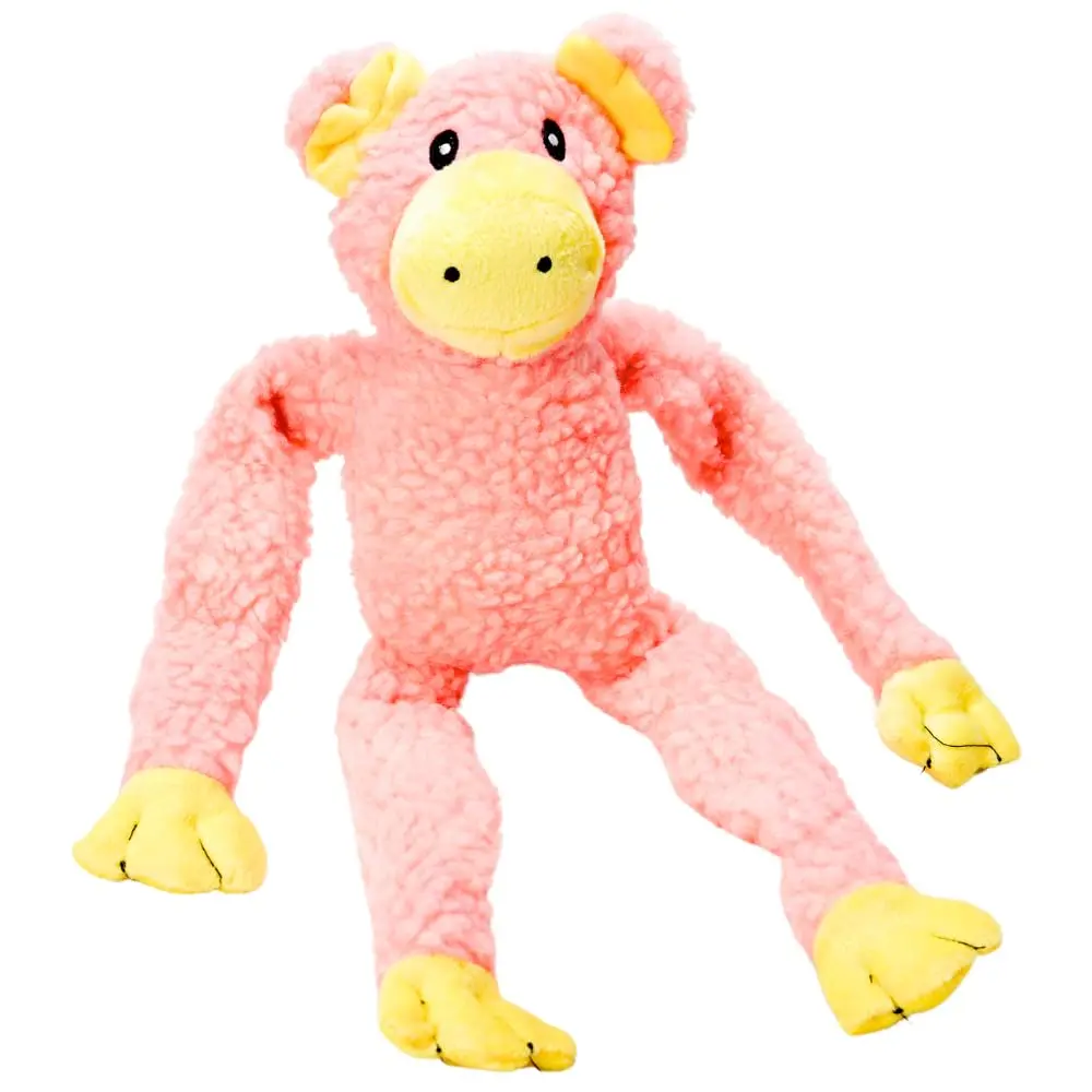 Brinquedo Porco Chalesco para Cães – Pelúcia Interativa para Brincadeiras, Pertence a Família do Macaco.