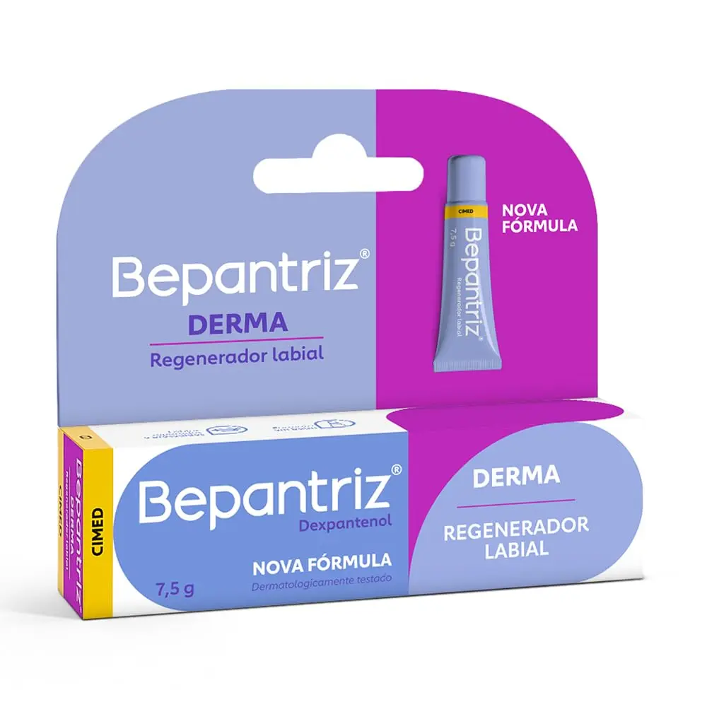 Bepantriz Derma Regenerador Labial com 7,5ml