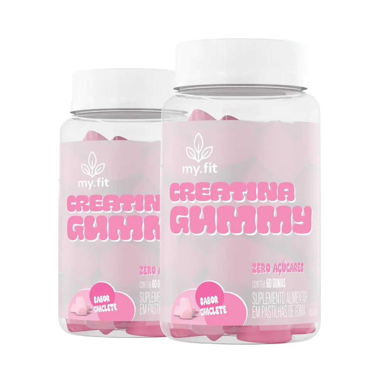 Kit 2x Creatina Gummy (120 Gomas) 3g de Creatina por Dose - Zero Açúcar, My Fit - 1