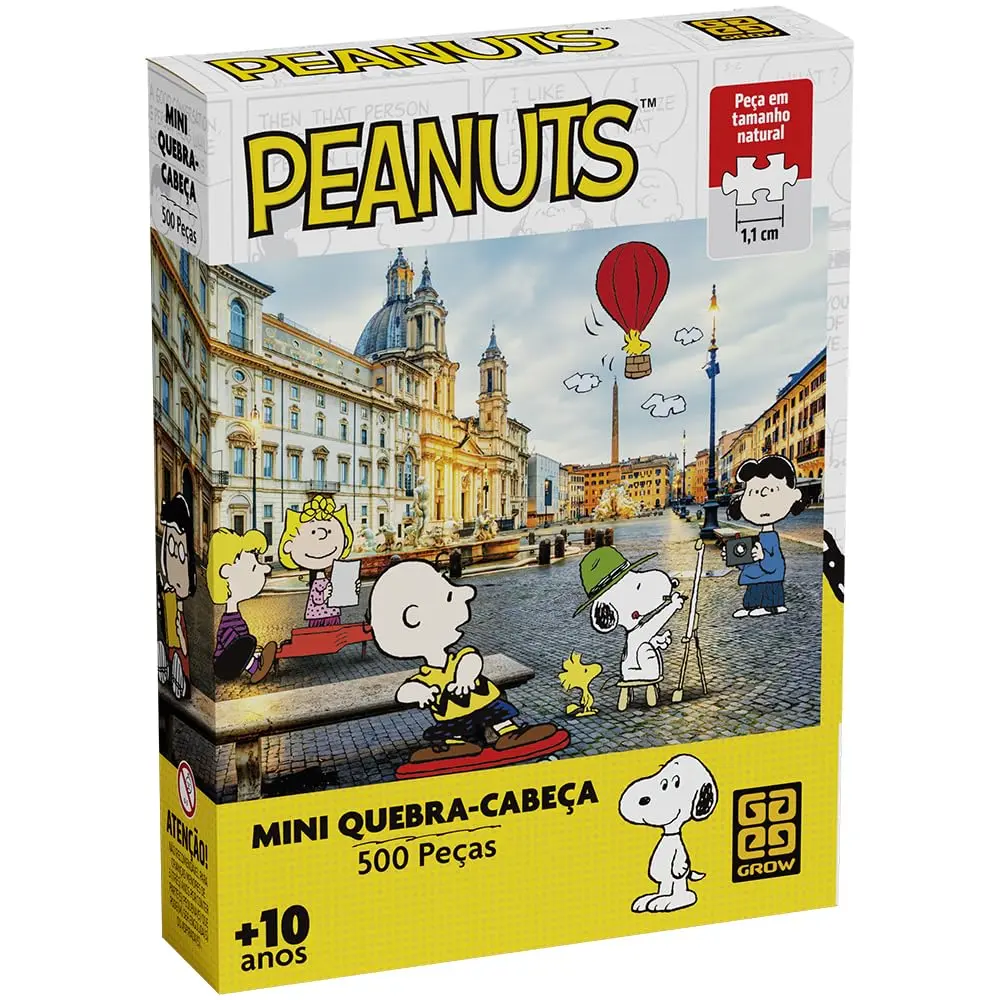Quebra Cabeças 500 Peças MINI - SNOOPY- Grow