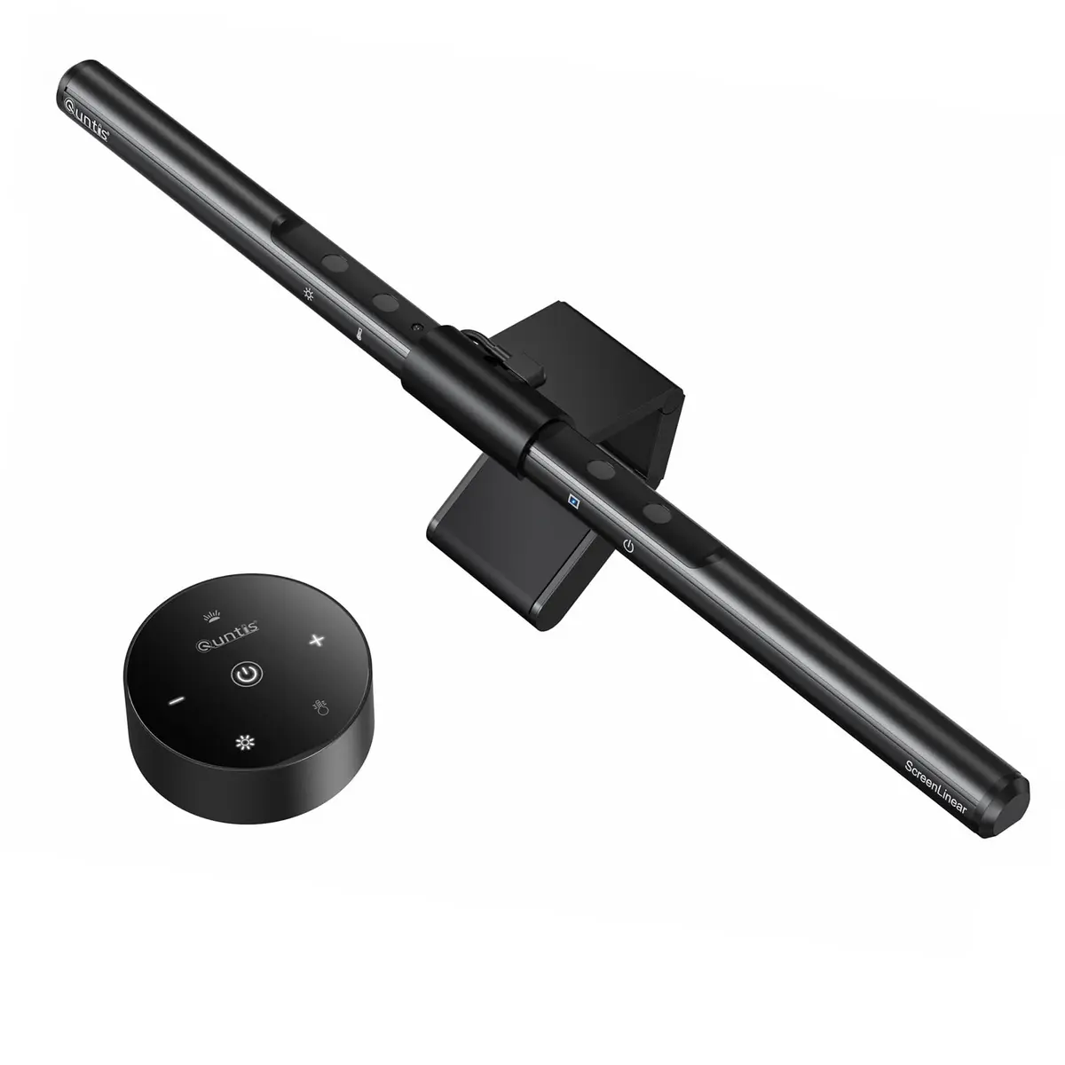 Lâmpada de monitor Quntis, Luz cuidar dos olhos, lâmpada LED de leitura com escurecimento automático, barra de luz, controle ao toque, sem necessidade de lâmpadas de mesa para economizar espaço