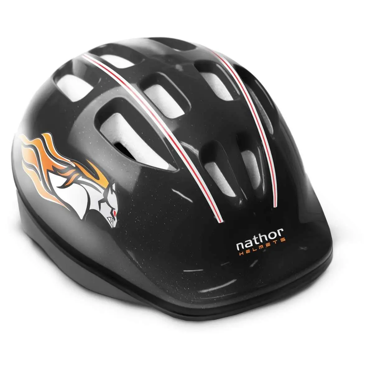 Acessorio Para Bicicleta Capacete Infantil Preto Nathor Preto