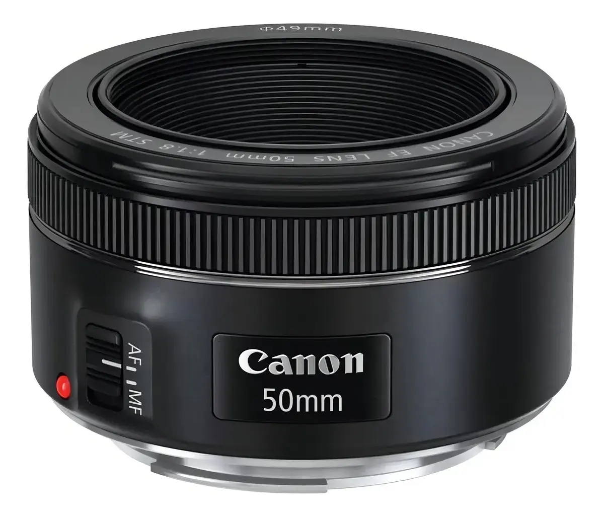 Lente Canon Ef 50mm F/1.8 Stm Cor Preto