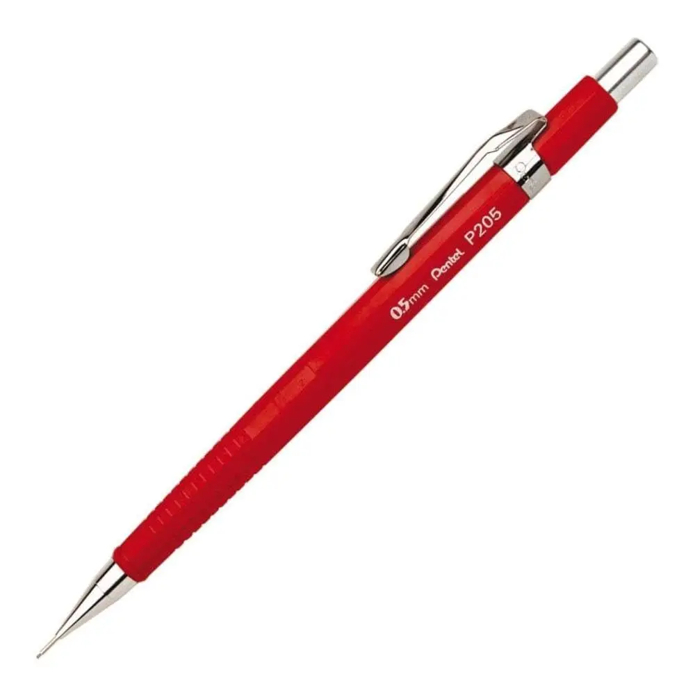 Pentel Lapiseira 0.5mm Vermelho Vivo SM/P205-FR