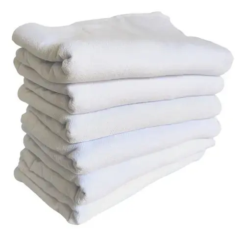 Pano De Prato Liso Branco O Legítimo Kit 10 Pronta