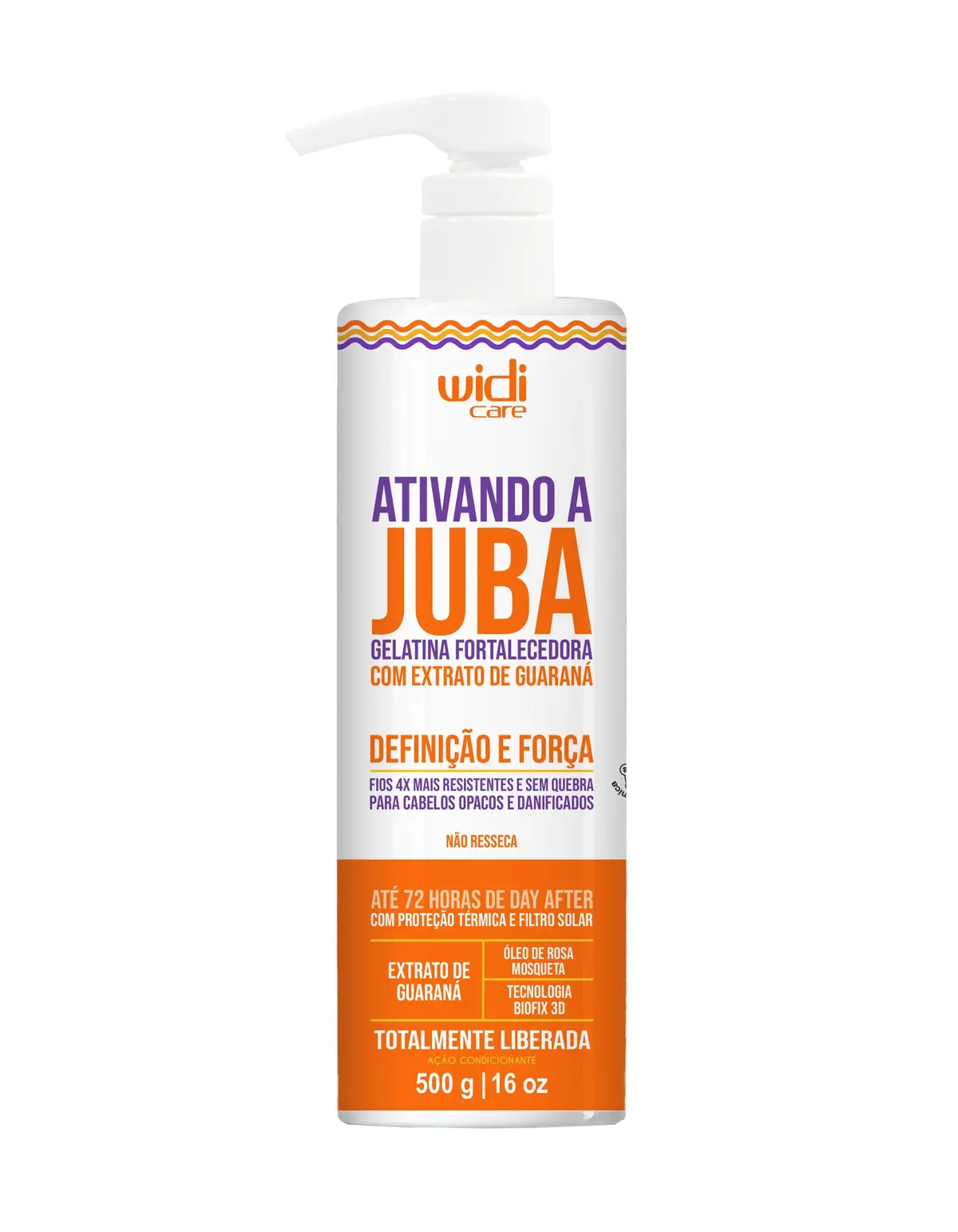 Gelatina Fortalecedora Widi Care Ativando a Juba - 500g
