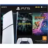 Playstation Ps5 Slim Edição Digital + jogos Ratchet Clank and Returnal Branco 1 TB - 1