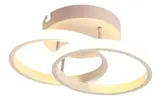 Lustre Luminaria Teto Parede Led Bi Redondo Banheiro Quarto - 1
